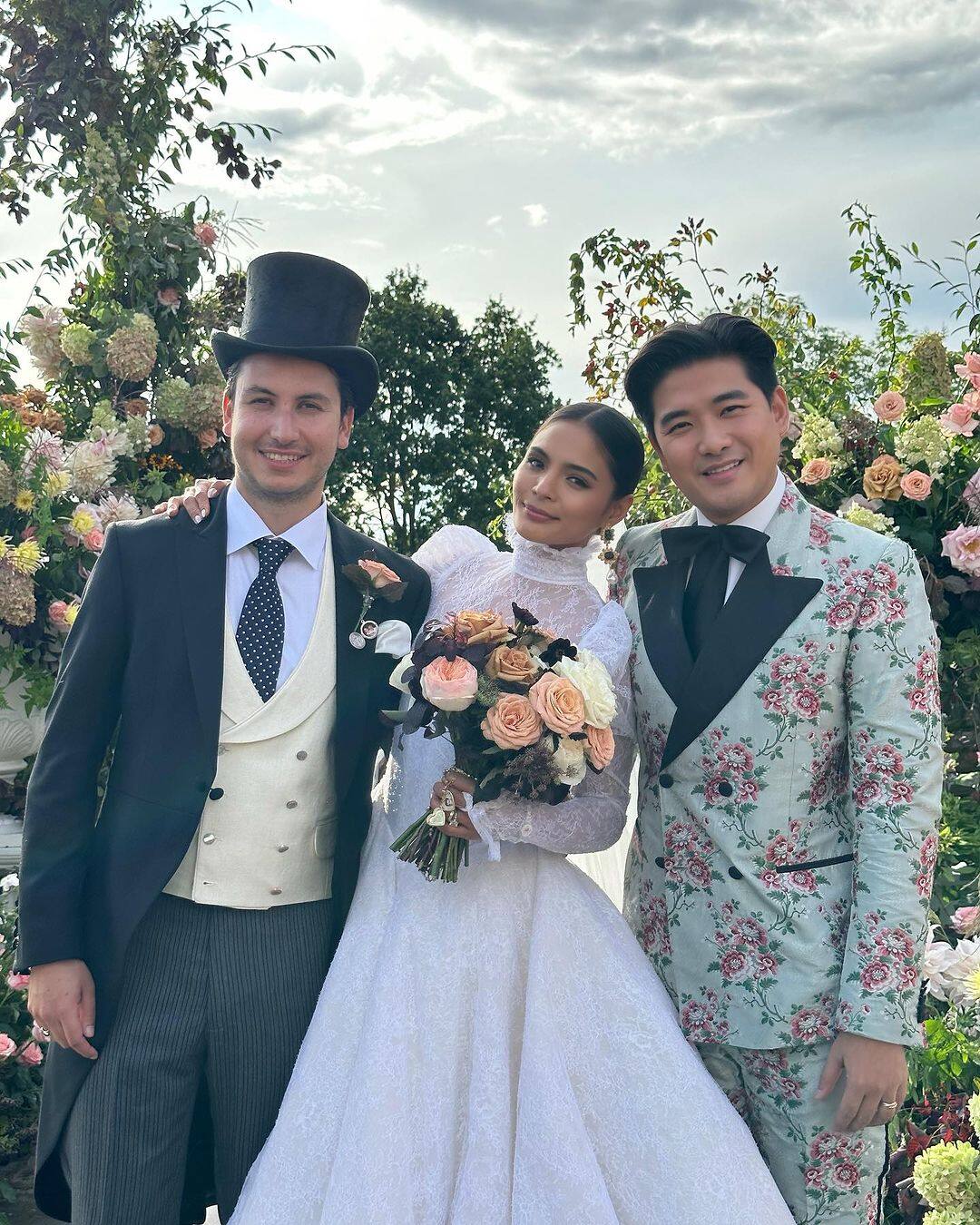 Celebrities at the Lovi Poe and Monty Blencowe’s Wedding Ceremony